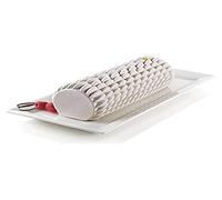 Silikomart – Moule à bûche Quenelle 3D – Silicone antiadhésif – Gris