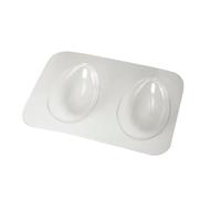 silikomart | Moule à oeufs en chocolat SK300, 140 x 100 h 50 mm | Lot de 1 Moule à oeufs en chocolat, Fabriqué en Italie