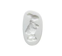 silikomart | Moule à pâte à sucre en silicone en forme de lapin | Moule à décoration de gâteau en forme de lapin, Made in Italy