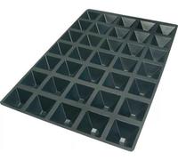 SILIKOMART Moule en forme de pyramide de 35, silicone, longueur : 600 mm, largeur : 400 mm