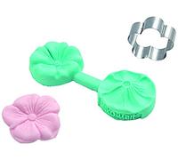 silikomart 71.801.39.0096 Moule pour Pâte à Sucre SLK801 Fleur Silicone Bleu Clair