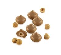 silikomart | Moule en Silicone pour chocolats KISS, Ø 28,3 mm | 15 chocolats, Easy Choc, h 23,7 mm, Volume 127,5 ml, antiadhésif, Lot de 1 Moule pour sucreries, Made in Italy
