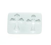 Silikomart | Moule en Silicone pour Pâte à Sucre CROSS, Moule pour Décorations de Gâteau, Thème Prince, Dimensions 40 x 140 x 150 mm,