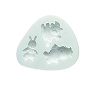 Silikomart | Moule en Silicone pour Pâte à Sucre LITTLE ANIMALS