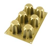 Moule 6 mini-pandoro en silicone Silikomart
