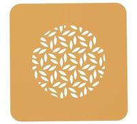 Silikomart Pochoir en silicone pour décoration d'aliments, 16 x 16 cm, lot de 2, motif: feuilles (Feuillage)