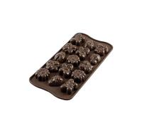 1 Moule 15 chocolats Printemps en silicone Silikomart
