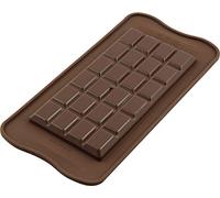 silikomart | SCG36 Moule en Silicone pour Chocolats CLASSIC CHOCO BAR | BAR, antiadhésif, 24 Chocolats, Pack de 1 Moule pour Bonbons, Easy Choc, 115 x 77 mm, h 9 mm, Volume 92 ml, Made in Italy