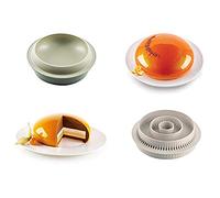 silikomart | Set de moules à gâteaux en silicone GOCCIA + MULTI-INSERT ROUND, antiadhésif, Pack de 2 moules à gâteaux multi-usages, Made in Italy