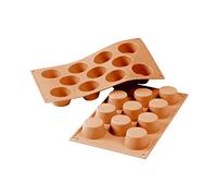 silikomart | SF0022 Moule en Silicone pour MUFFIN Monoportions | 11 cavités, Ø 51 h 28 mm, anti-adhérent, Lot de 1 Moule à gâteau, Made in Italy