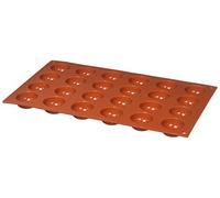 POMPONETTE Moule demi sphère mini portion en silicone SilikoMart Classic 24 cavités