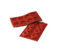 silikomart | SF011 Moule en Silicone pour Monoportions SAVARIN, antiadhésif, 8 cavités, Lot de 1 Moule à gâteau, Ø 65 h 21 mm, Made in Italy