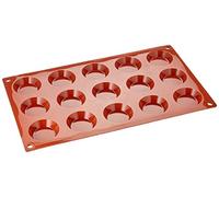 silikomart | SF013 Moule en Silicone pour TARTELLETTA Monoportions, antiadhésif, 15 cavités, Lot de 1 Moule à gâteau, Ø 45 h 10 mm, Made in Italy