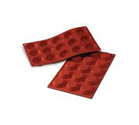 silikomart | SF014 Moule en Silicone pour TARTELLETTA Monoportions, antiadhésif, 15 cavités, Lot de 1 Moule à gâteau, Ø 50 h 15 mm, Made in Italy