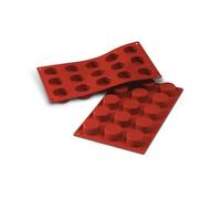 silikomart | SF027 Moule en silicone pour Monoportions PETIT-FOURS | 15 Pâtisseries, Ø 40 h 20 mm, antiadhésif, Lot de 1 Moule à gâteau, Made in Italy