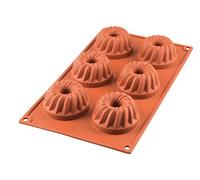 Moule à mini kouglof en silicone Silikomart - Les 6