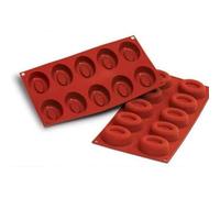 Silikomart SF084 - Silicone Savarin MEDI OVALI 70 X 52 H 24 MM Terracotta