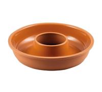 silikomart | SFT205 Moule en Silicone Rond CIAMBELLONE, Antiadhésif, Lot de 4 Moules à Pâtisserie avec Safe Ring, Ø 240 h 55 mm, Volume 1,5 l, Made in Italy