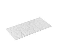 silikomart | Tapis à gâteau décoratif en Silicone CANDY PARTY, antiadhésif, paquet de 1 tapis à gâteau, design de gâteau, 400 x 800 mm, h 1,8 mm, fabriqué en Italie