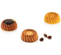 Silikomart Torta XS 14 Poêle en silicone avec 18 cavités Diamètre 4,9 cm x 1,5 cm Hauteur