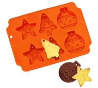 Silikon-Keksform, orange, Weihnachten, SILLINIE