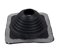 Silisto - Manchon de tuyau en EPDM - Diamètre du tube : 102-209 mm - Passage de toit, traversée de mur, couvercle de tuyau, manchon en caoutchouc pour tubes - Cadre carré flexible en aluminium