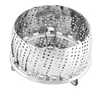 Silit panier vapeur avec oeillet 14 cm, tamis de cuisson pour casseroles et autocuiseurs, panier vapeur pliable, acier inoxydable, passe au lave-vaisselle