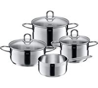 Silit Set de casseroles Diamant 4 pcs. en acier inoxydable 18/10 avec fond SiliTherm tout feu