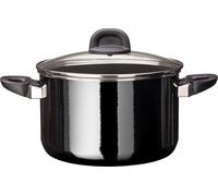 Silit Silargan® Modesto Kochtopf mit Deckel, 24 cm, Black 3201010690 4004633303237