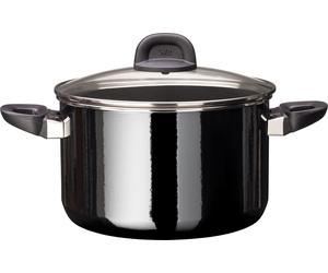 Silit Silargan® Modesto Kochtopf mit Deckel, 24 cm, Black 3201010690 4004633303237