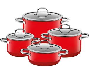 Silit Silargan® Passion Topf-Set, 4-teilig, Red 3201112978 4004633297093