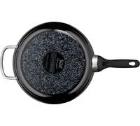 Poêle Silit Professional 28 cm de haut, avec contre-poignée, céramique fonctionnelle Silargan, induction, poêle Silargan 28 cm, noir