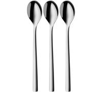 Silit Trend Latte Macchiato Lot de 3 cuillères longues de 18,5 cm, cuillères à yaourt, en acier inoxydable Cromargan poli, résistant aux rayures, inoxydable, passe au lave-vaisselle