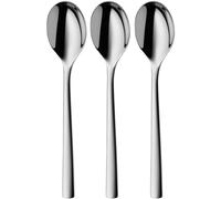Silit Trend Lot de 3 cuillères à soupe, cuillères à soupe, en acier inoxydable poli, résistantes aux rayures, passent au lave-vaisselle, durables 21,2 cm