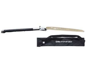Silky Katanaboy 550 mm Scie pliante - scie à traction japonaise grossière 5 ZpZ + sac de transport, lame 55 cm, se plie en toute sécurité, scie des troncs de 25 cm, alternative silencieuse à la tronço
