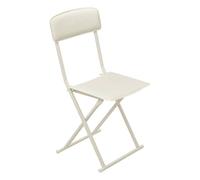 SILLA PLEGABLE PVC CREMA