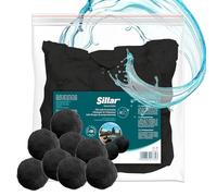 Sillar 700g Balle Filtrante Piscine, Réutilisables Balles Filtrantes, Alternative pour Sable Filtrant Sable De, Convient à Divers Systèmes De Filtratio - au Charbon Actif