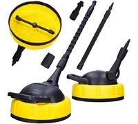Sillar Brosse Rotative pour Nettoyeur Haute Pression - Compatible Kärcher K2-K7, Lavor, Parkside | Nettoyage Rapide des Grandes Surfaces - Terrasses, Allées, Façades