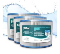 Sillar Cartouches filtrantes Type S1 pour Intex PureSpa, Tissu Durable, Filtre de Rechange pour spas gonflables, Lot de 3, 11692/29001E