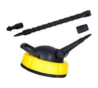 Sillar Nettoyeur de surface 280 mm pour nettoyeur haute pression, jaune | Compatible avec Kärcher K2-K7, Lavor et Parkside; jusqu’à 160 bar, 600 l/h et 60 °C, lance de 400 mm, adaptateurs inclus