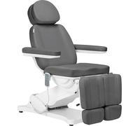 Sillon Classic Fauteuil cosmétique électrique 3 moteurs avec berceau de pédiatrie Gris