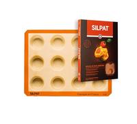 Silpat Moule 20 Mini Muffins - Cuisson Parfaite, Démoulage Facile - Silicone Antiadhésif - Cupcake, Financier Individuel- Résistant, Réutilisable - Qualité Professionnelle, Format Pratique
