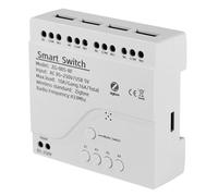Silpio Module de commutation intelligent 4 canaux ZigBee RF433 pour relais | Module ZigBee 4 canaux avec RF433 pour relais sans ; prend en charge jusqu'à 2200 W et liaison de passerelle.