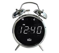 Silva Schneider URW 240 Radio-réveil rétro avec Fonction réveil, Double Cloche, écran à intensité Variable, minuterie d'endormissement, réveil avec Sonnette ou Radio