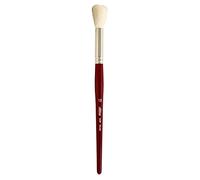 Silver Brush Argent Brosse Série 5518s Argent Balai Brosse Ronde à Manche Court, Poils de chèvre, Crimson/Blanc, Taille 12