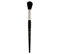 Silver Brush Argent Brosse Série 5618s-14 Argent Balai Brosse Ronde à Manche Court, Poils de chèvre, Noir
