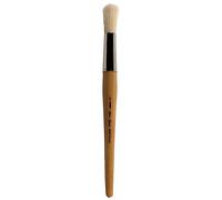 Silver Brush Argent Brosse série 8000 Argent Jumbo Brosse Mid Longueur poignée Ronde, Taille 40, Blanc, en Poils de Porc Transparent