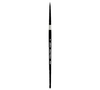Silver Brush Limited 3000S4 Pinceau Rond Velours Noir pour Aquarelle Taille 4 Manche Court