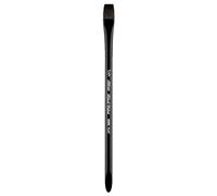 Silver Brush Limited 3008S1/2 Pinceau Aquarelle carré Velours Noir Taille 1,27 cm Manche Court