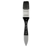 Silver Brush Limited 3014S1in Pinceau mélangeur Large en Velours Noir pour Aquarelle, Taille 2,5 cm, Manche Court